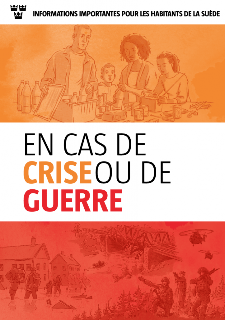 Suède : en cas de crise ou de guerre 